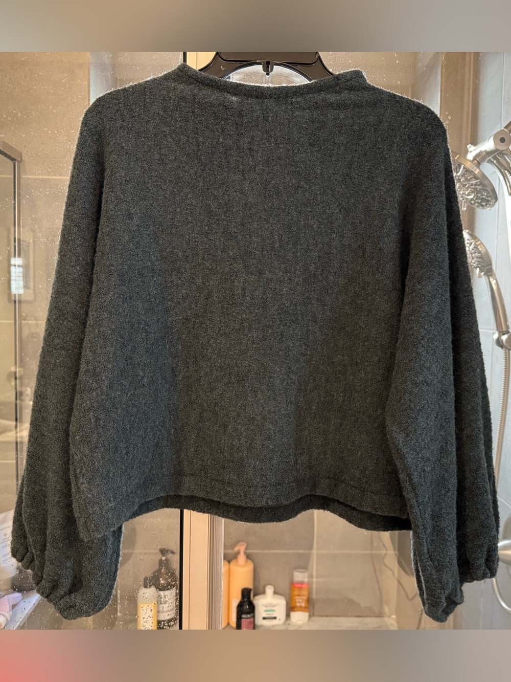 bryn Walker Dark Green Crewneck Sweater